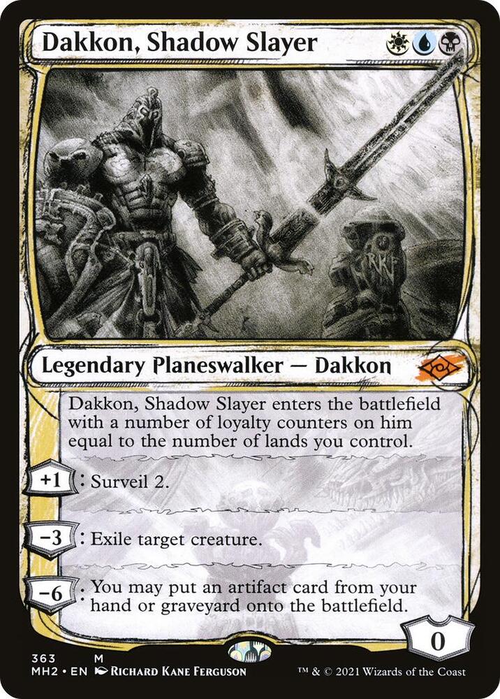 Dakkon Shadow Slayer Showcase 363/303 (Modern Horizons 2)  | Good Games Modbury