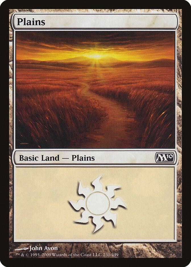 Plains 231/249 (Magic 2010 (M10))  - Foil | Good Games Modbury
