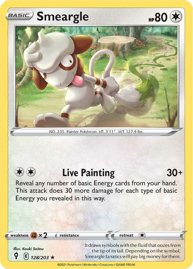 Smeargle (128/203) [Sword & Shield: Evolving Skies] | Good Games Modbury