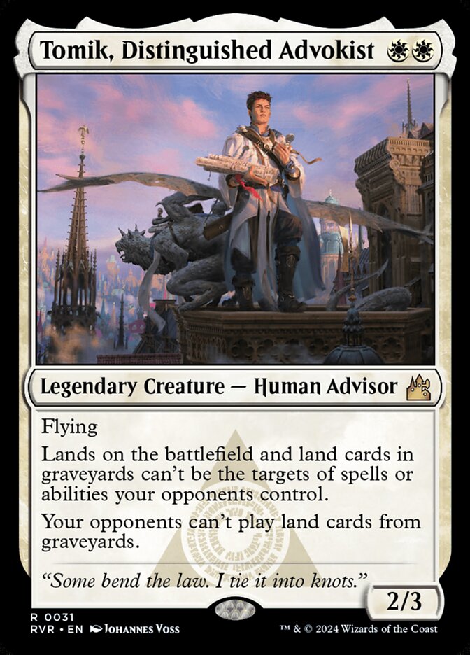 Tomik, Distinguished Advokist 31 (Ravnica Remastered)  - Foil | Good Games Modbury