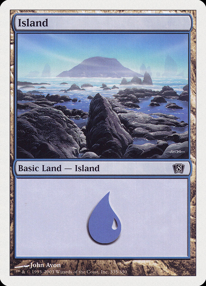 Island (335) [Eighth Edition] | Good Games Modbury