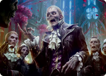 Undead Butler Art Card [Innistrad: Crimson Vow Art Series] | Good Games Modbury