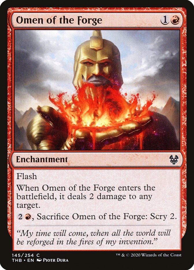 Omen of the Forge 145/254 (Theros Beyond Death)  | Good Games Modbury