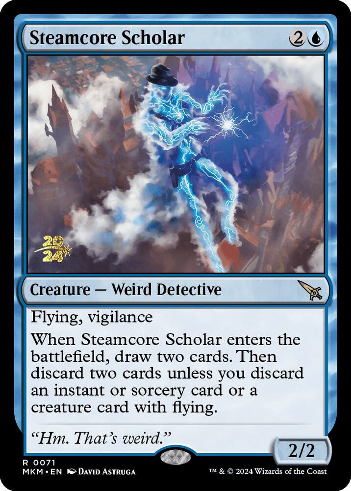 Steamcore Scholar 71s/182 (Prerelease Cards)  - Foil | Good Games Modbury