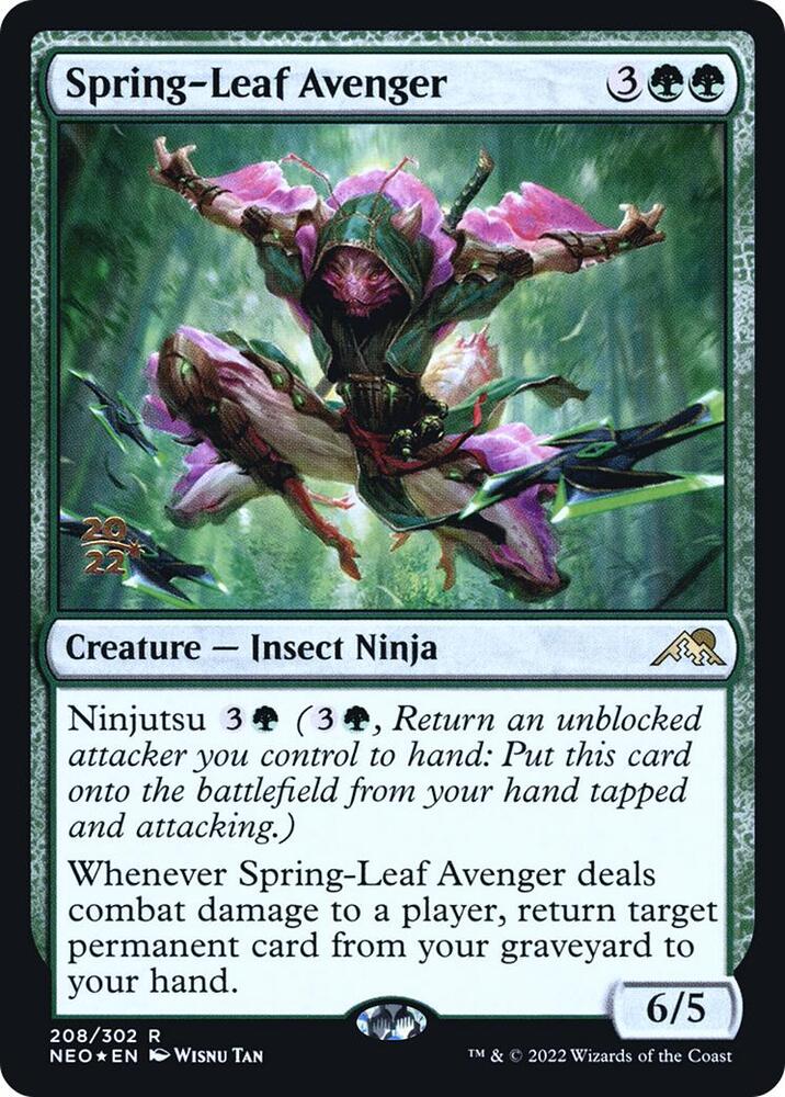 Spring Leaf Avenger 208s/157 (Prerelease Cards)  - Foil | Good Games Modbury