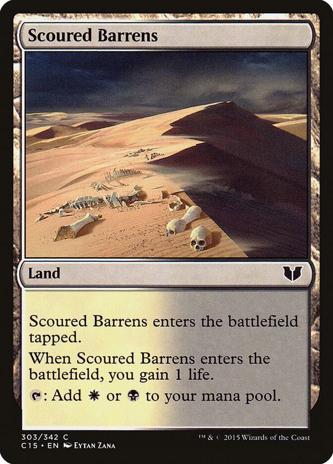 Scoured Barrens 303/342 (Commander 2015)  | Good Games Modbury