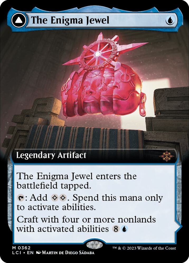 The Enigma Jewel // Locus of Enlightenment 362/291 (The Lost Caverns of Ixalan)  - Extended Art | Good Games Modbury