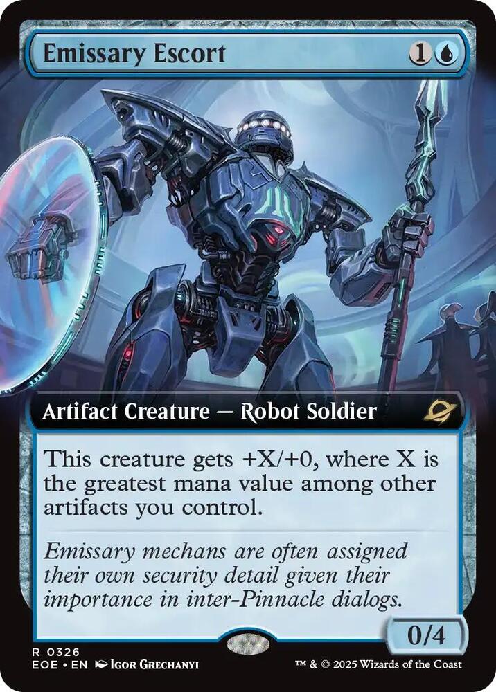Emissary Escort  326 (Edge of Eternities)  - Extended Art | Good Games Modbury