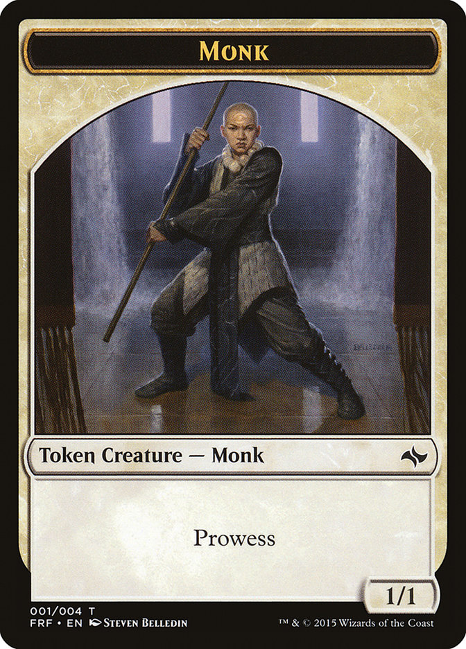 Monk Token [Fate Reforged Tokens] | Good Games Modbury