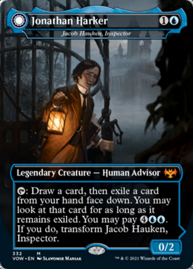 Jacob Hauken, Inspector // Hauken's Insight - Jonathan Harker // Harker's Obsessive Inquiry [Innistrad: Crimson Vow] | Good Games Modbury