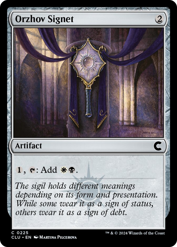 Orzhov Signet [Ravnica: Clue Edition] | Good Games Modbury