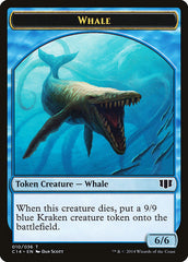 Whale // Zombie (011/036) Double-Sided Token [Commander 2014 Tokens] | Good Games Modbury