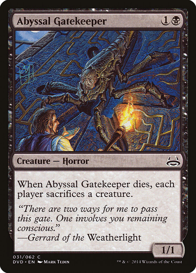 Abyssal Gatekeeper 31/62 (Duel Decks: Anthology)  | Good Games Modbury