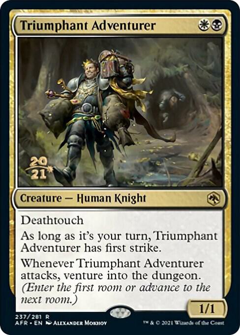 Triumphant Adventurer 237s/241 (Prerelease Cards)  - Foil | Good Games Modbury