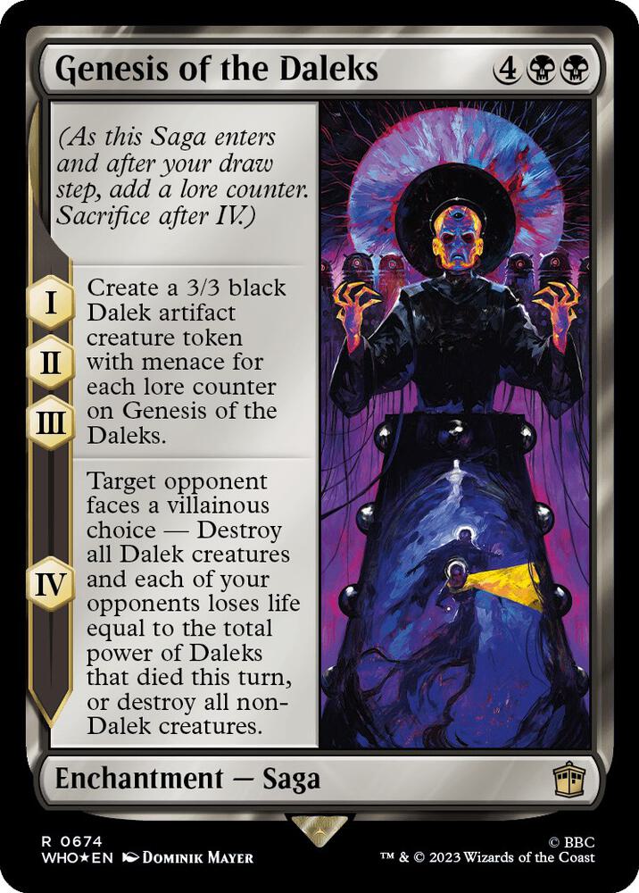 Genesis of the Daleks 674/331 (Universes Beyond: Doctor Who)  - Surge Foil | Good Games Modbury