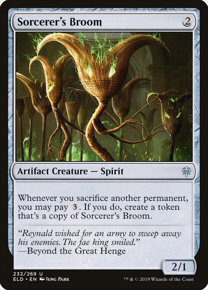 Sorcerer's Broom [Throne of Eldraine] | Good Games Modbury