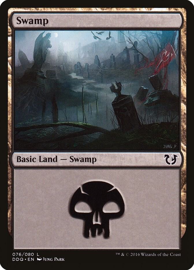 Swamp 076 76/80 (Duel Decks: Blessed vs. Cursed)  | Good Games Modbury