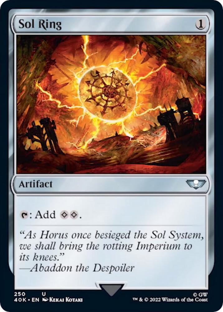 Sol Ring 250/617 (Universes Beyond: Warhammer 40,000)  | Good Games Modbury