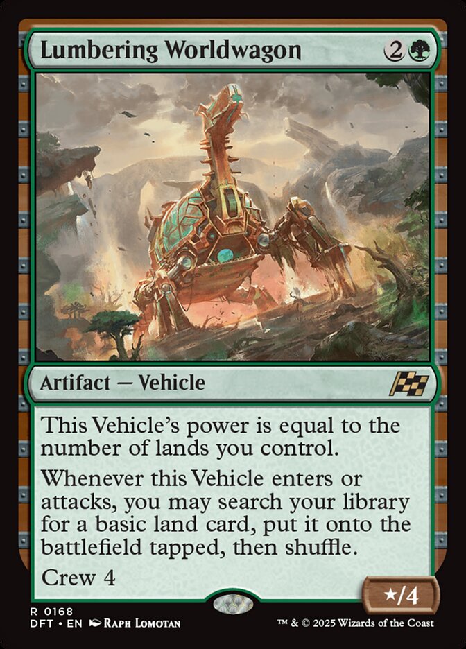 Lumbering Worldwagon 168/291 (Aetherdrift)  - Foil | Good Games Modbury
