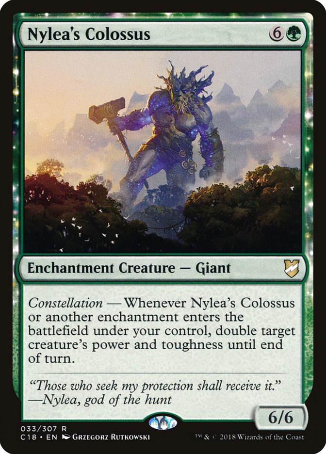 Nylea's Colossus [Commander 2018] | Good Games Modbury