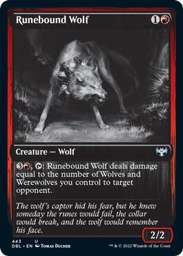 Runebound Wolf 443 (Innistrad: Double Feature)  | Good Games Modbury