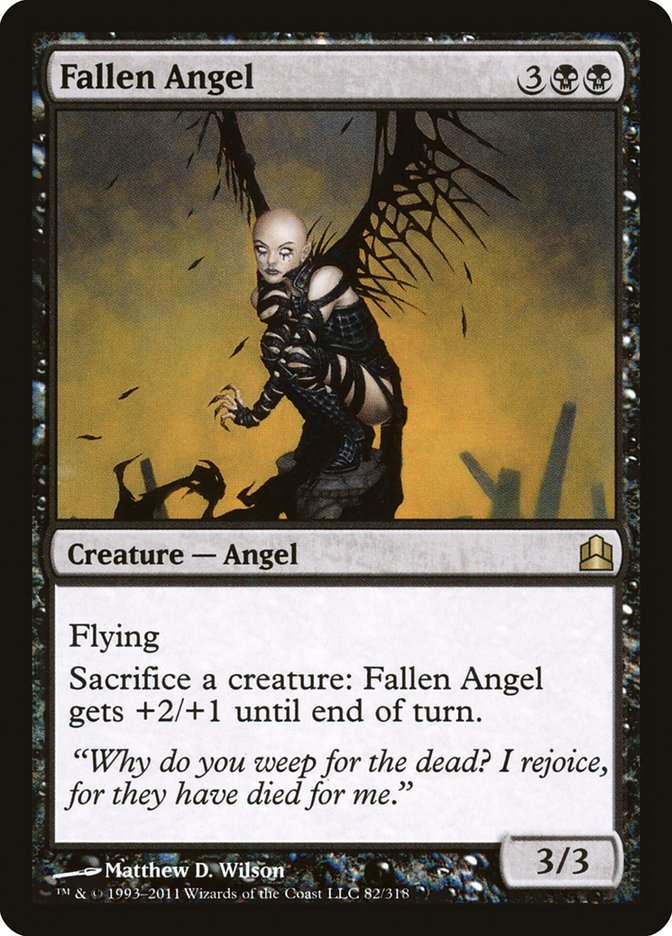 Fallen Angel [Commander 2011] | Good Games Modbury