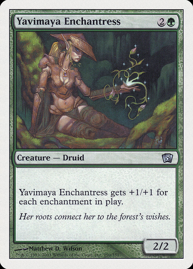 Yavimaya Enchantress [Eighth Edition] | Good Games Modbury