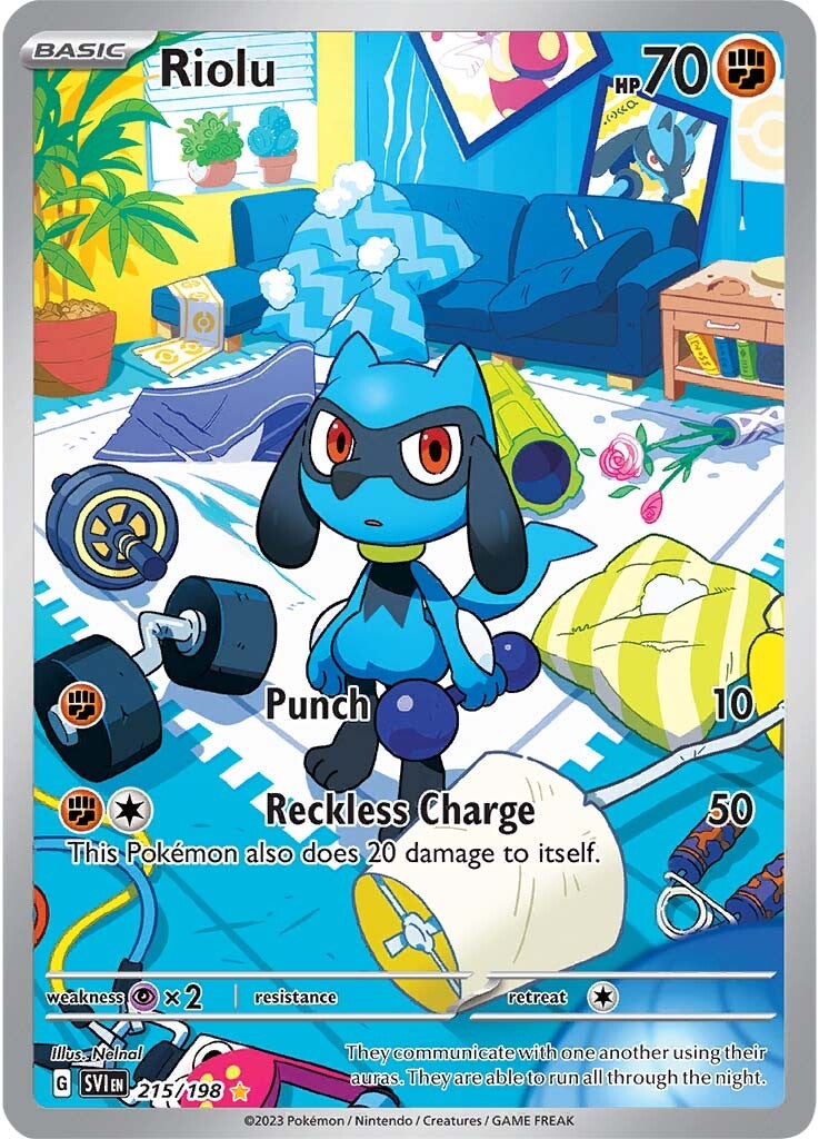 Riolu (215/198) [Scarlet & Violet: Base Set] | Good Games Modbury