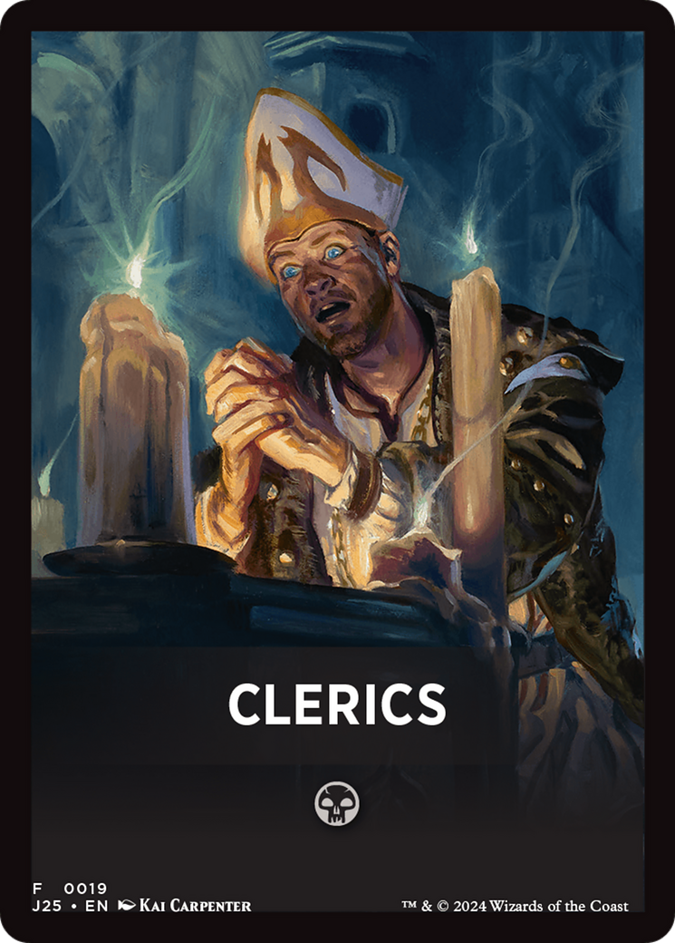 Clerics Theme Card [Foundations Jumpstart Front Cards] | Good Games Modbury