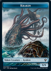 Wurm // Kraken Double-Sided Token [Commander 2021 Tokens] | Good Games Modbury