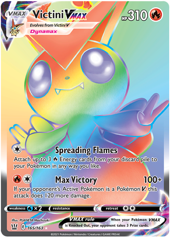 Victini VMAX (165/163) [Sword & Shield: Battle Styles] | Good Games Modbury