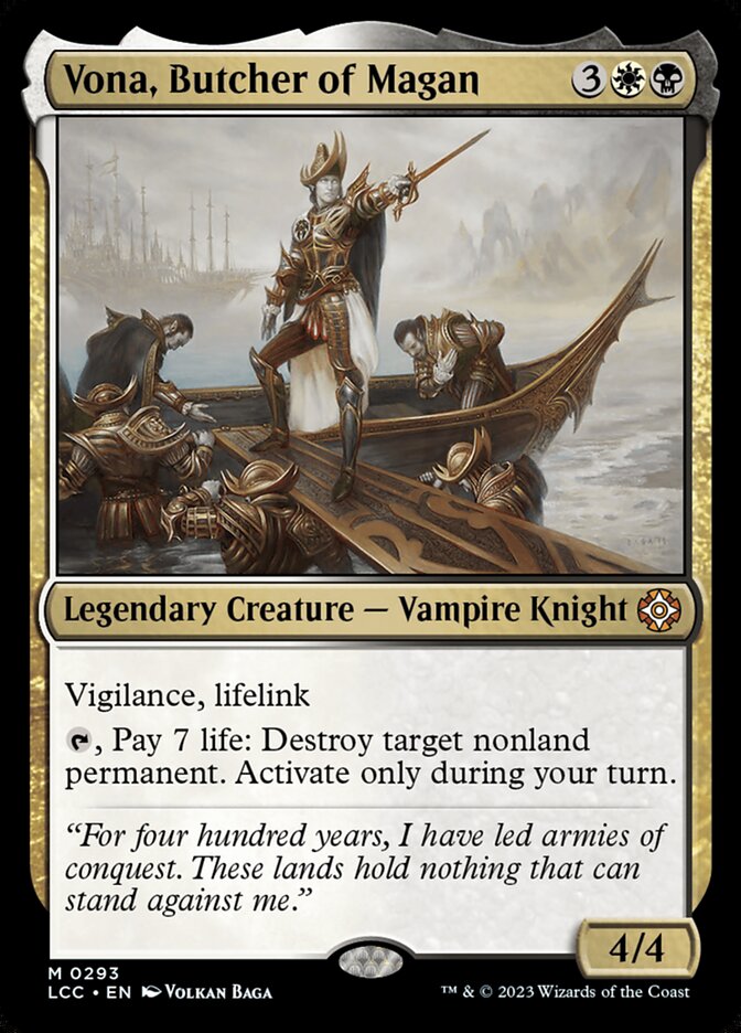 Vona, Butcher of Magan 293/370 (Commander: The Lost Caverns of Ixalan)  | Good Games Modbury