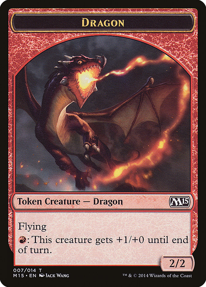 Dragon Token [Magic 2015 Tokens] | Good Games Modbury