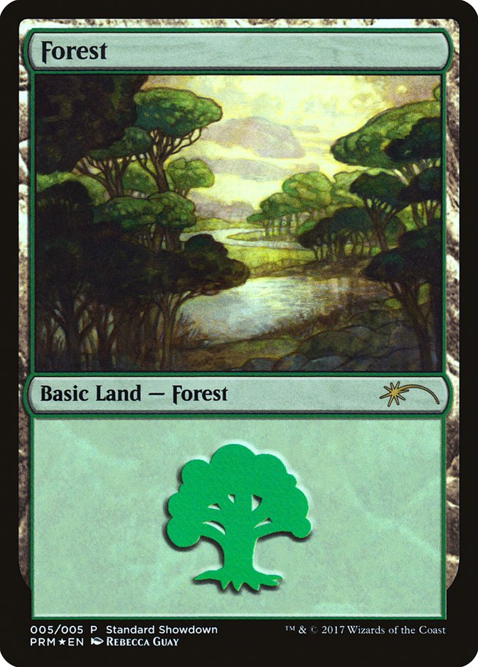 Forest (5) [Ixalan Standard Showdown] | Good Games Modbury