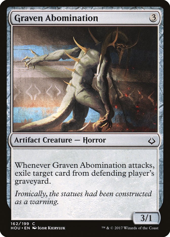 Graven Abomination 162/199 (Hour of Devastation)  - Foil | Good Games Modbury