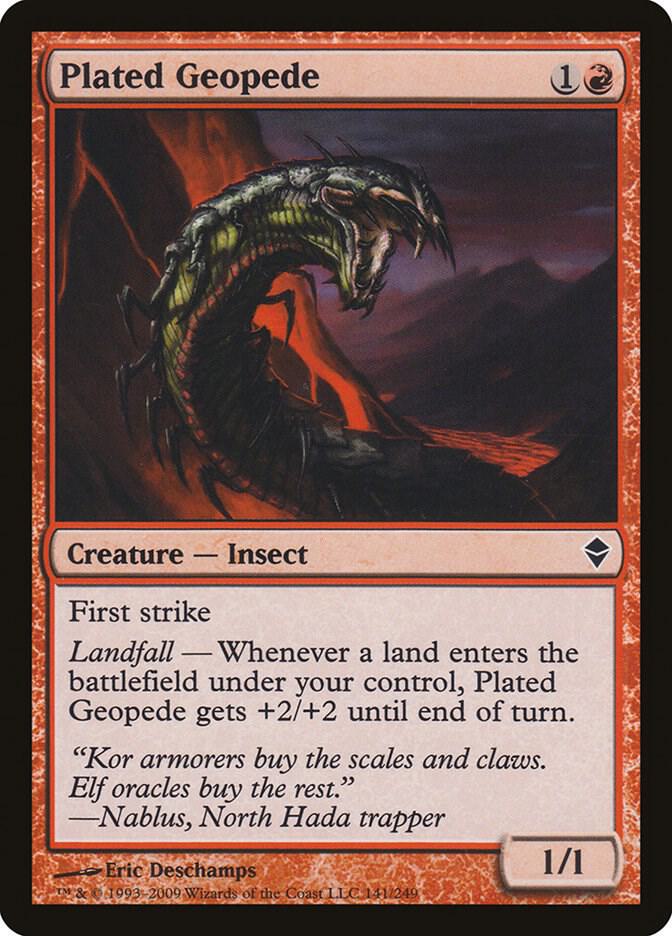 Plated Geopede 141/249 (Zendikar)  - Foil | Good Games Modbury