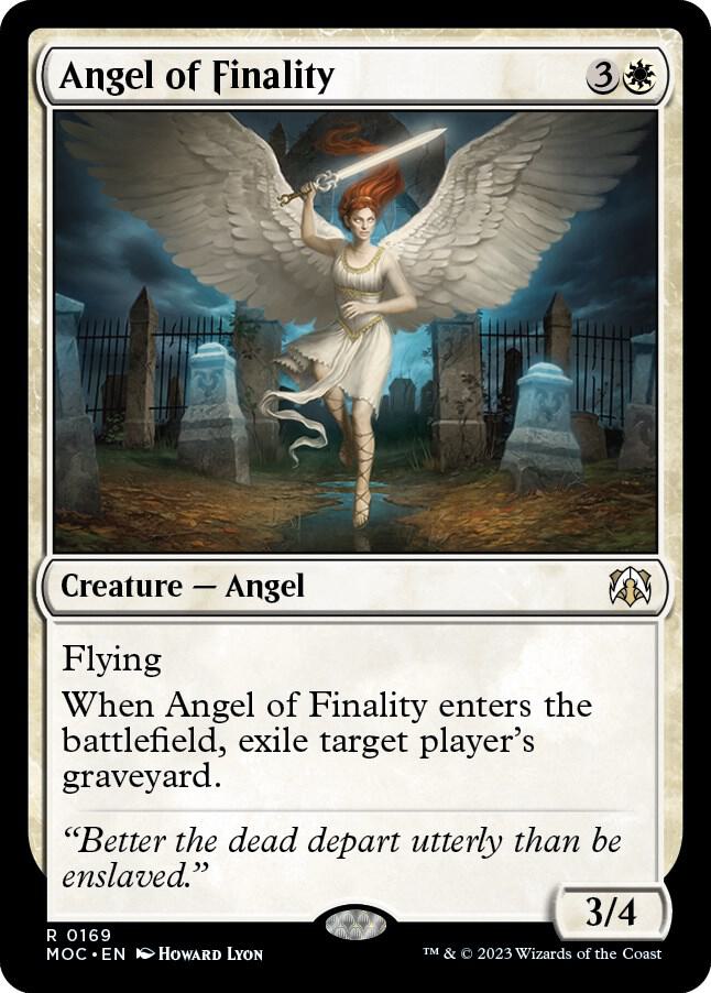 Angel of Finality 169/444 (Commander: March of the Machine)  | Good Games Modbury