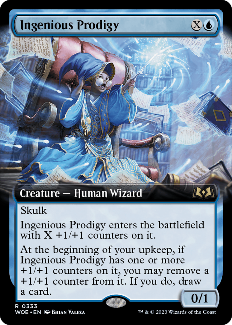 Ingenious Prodigy (Extended Art) [Wilds of Eldraine] | Good Games Modbury