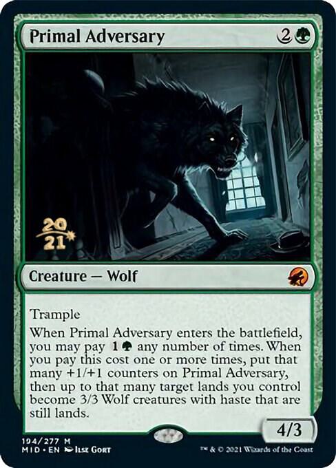 Primal Adversary 194s/171 (Prerelease Cards)  - Foil | Good Games Modbury