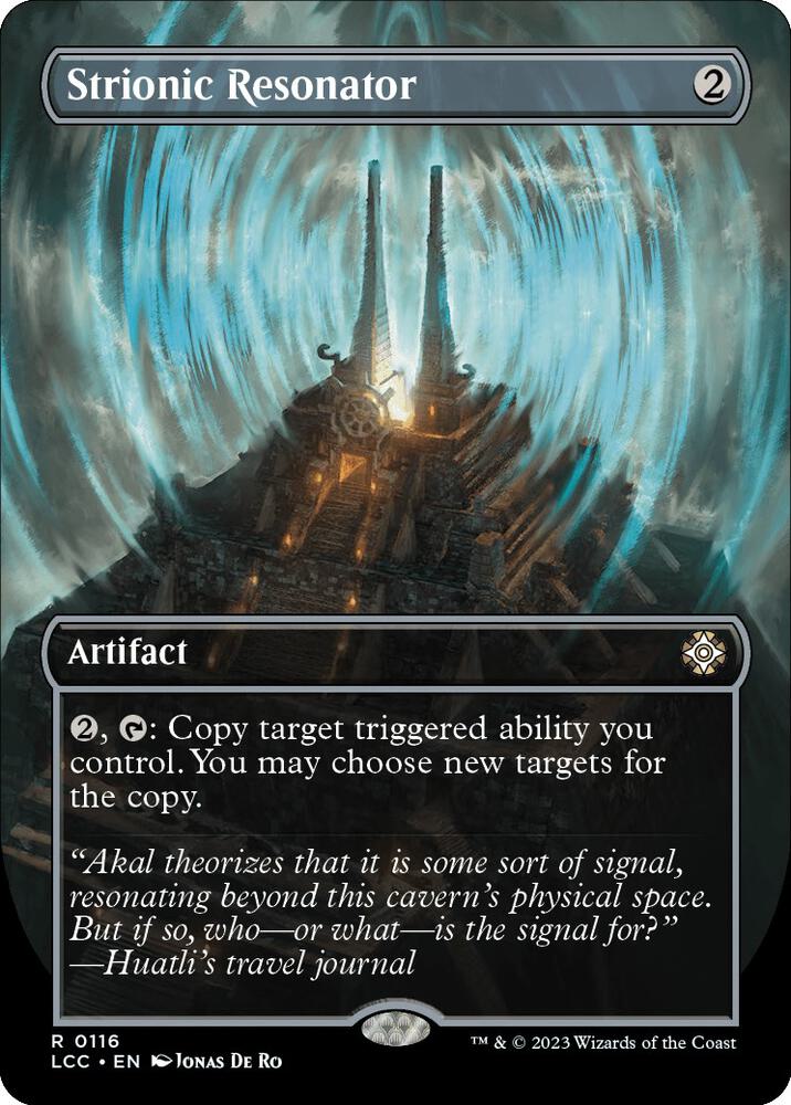 Strionic Resonator 116/370 (Commander: The Lost Caverns of Ixalan)  - Borderless | Good Games Modbury