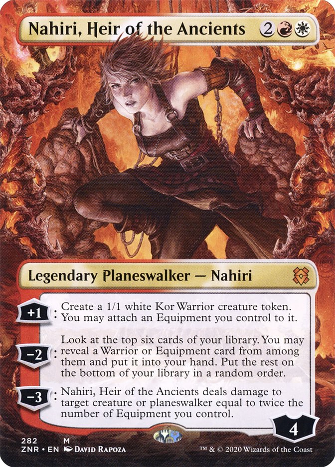 Nahiri, Heir of the Ancients (Borderless) [Zendikar Rising] | Good Games Modbury