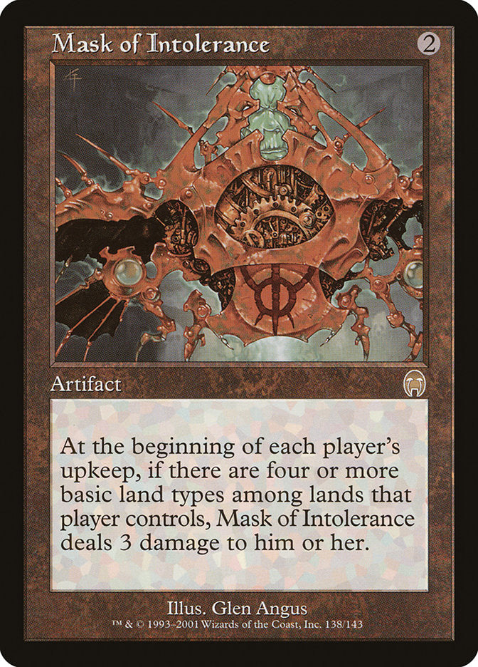 Mask of Intolerance 138/143 (Apocalypse)  - Foil | Good Games Modbury