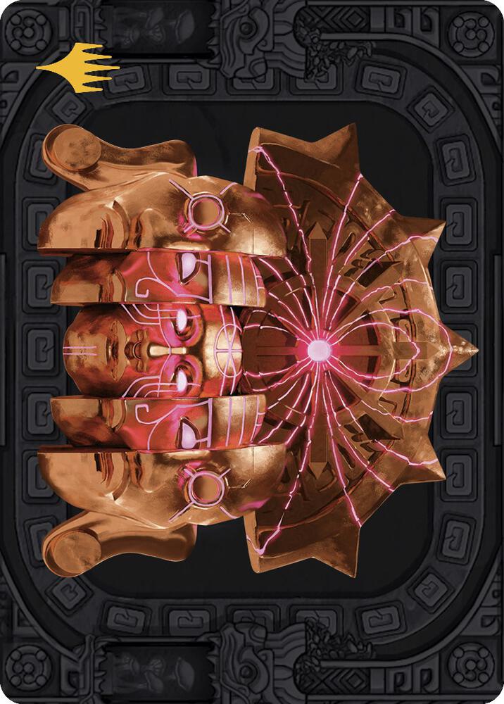 Ojer Taq Deepest Foundation Art Card 56 81 Gold Stamped Planeswalker Symbol 56 (Art Series: The Lost Caverns of Ixalan)  | Good Games Modbury