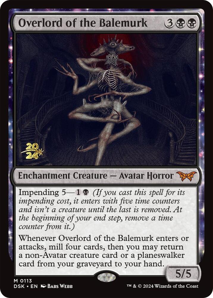 Overlord of the Balemurk 113s/180 (Prerelease Cards)  - Foil | Good Games Modbury