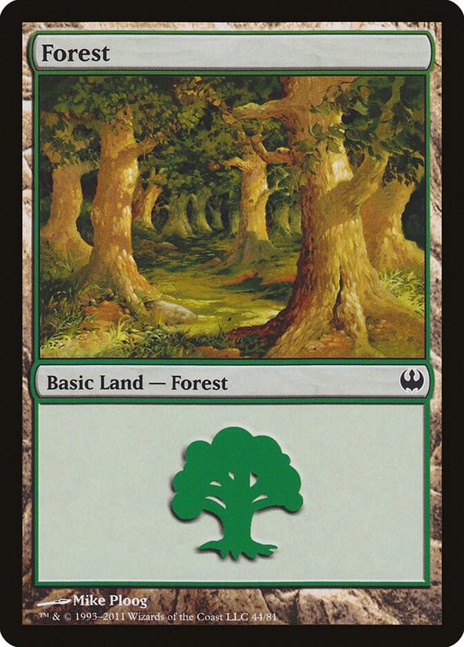 Forest 44/81 (Duel Decks: Knights vs. Dragons)  | Good Games Modbury
