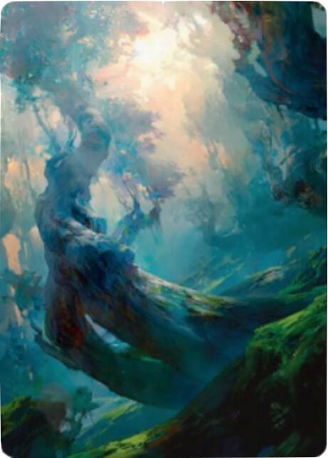 Forest Art Card 21 81 21 (Art Series: Zendikar Rising)  | Good Games Modbury