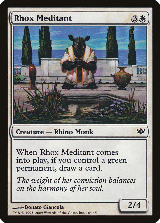Rhox Meditant 16/145 (Conflux)  - Foil | Good Games Modbury
