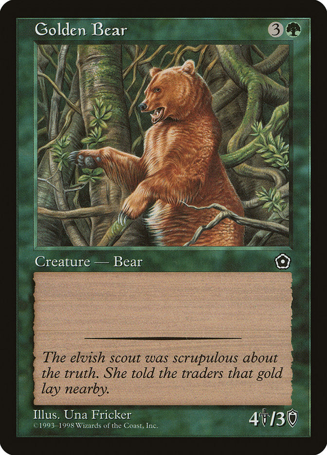 Golden Bear 127/165 (Portal Second Age)  | Good Games Modbury