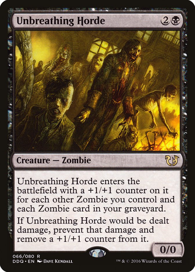 Unbreathing Horde 66/80 (Duel Decks: Blessed vs. Cursed)  | Good Games Modbury