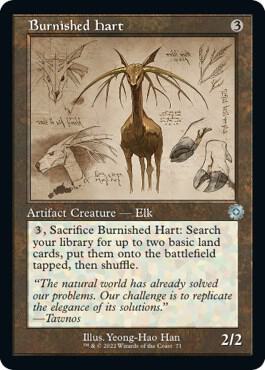 Burnished Hart Schematic 71 (The Brothers' War: Retro Frame Artifacts)  | Good Games Modbury